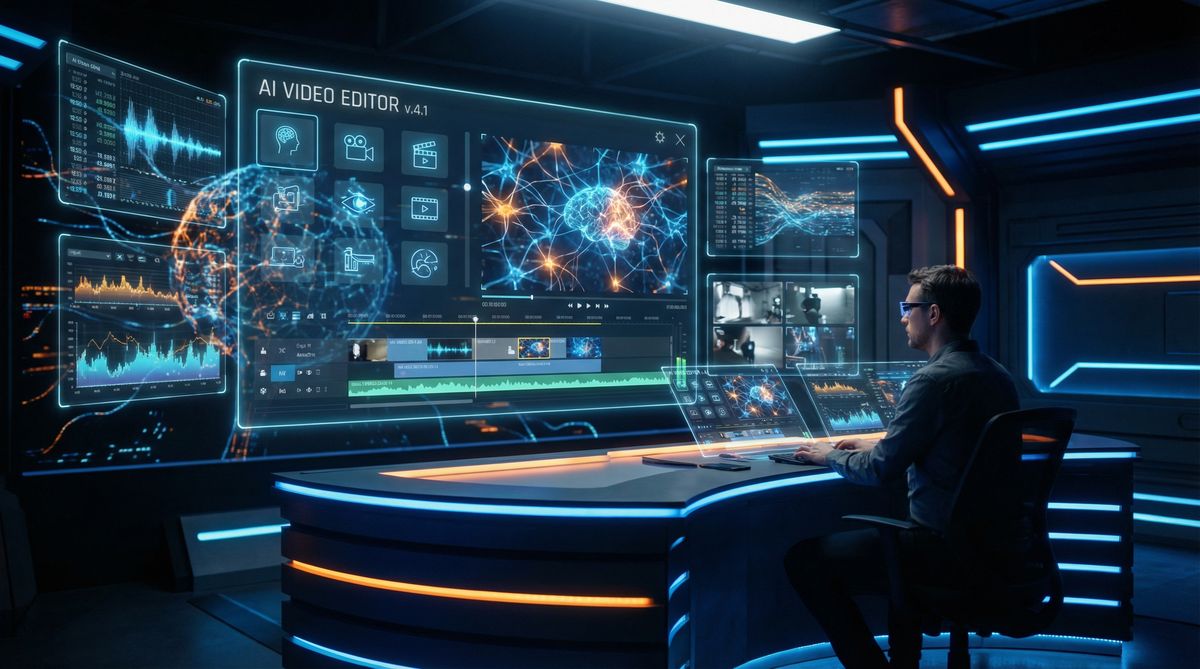 高跟踩踏AI视频剪辑工具界面