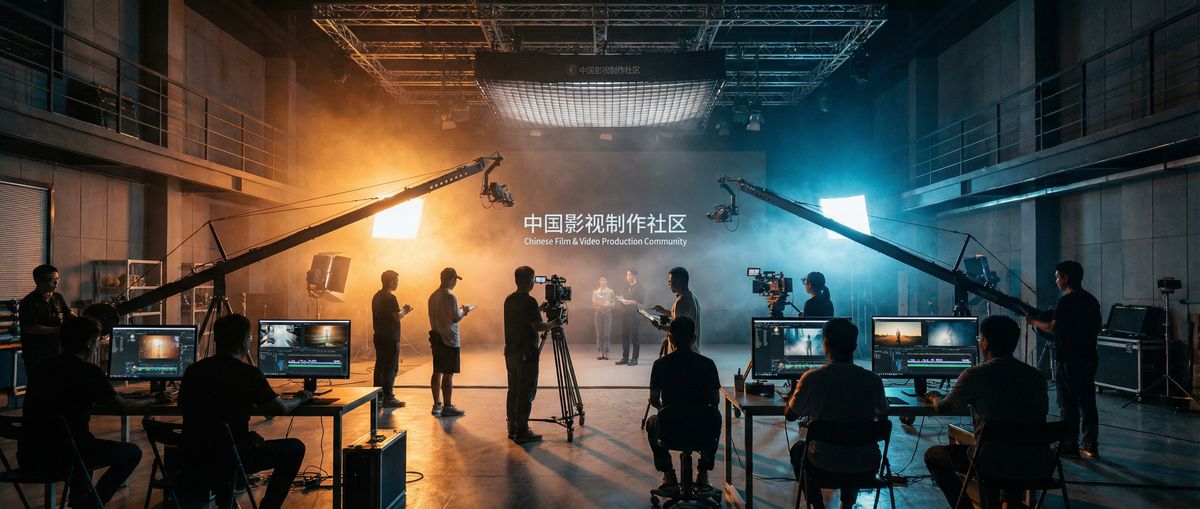 高跟踩踏影视传媒视频制作现场