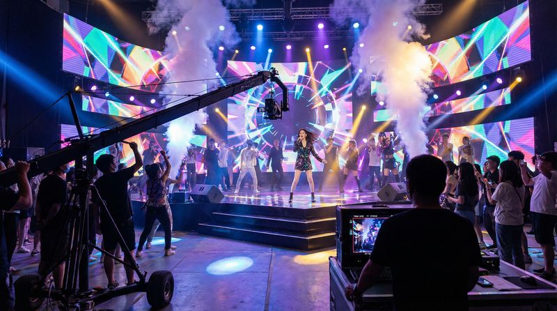 高跟踩踏视频-音乐MV视频制作